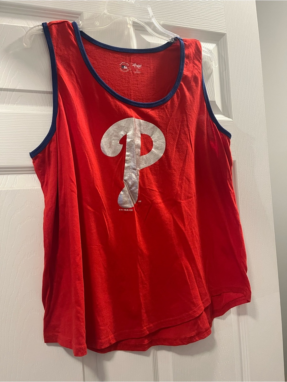 Genuine Merchandise Red Philadelphia Phillies Tank Top with White P Logo
